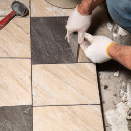 La pose de carreaux mosaïques en marbre par Pro Carreaux : un choix de qualité pour sublimer votre intérieur à Chatou